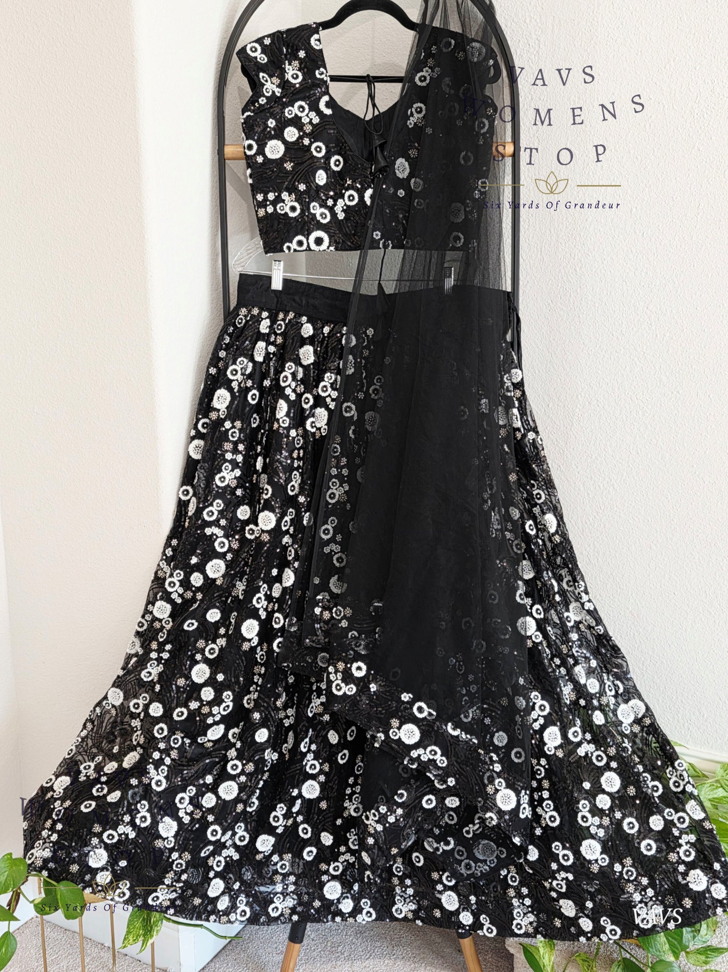 Heavy Party Wear Designer Sequins Lehenga - Blouse