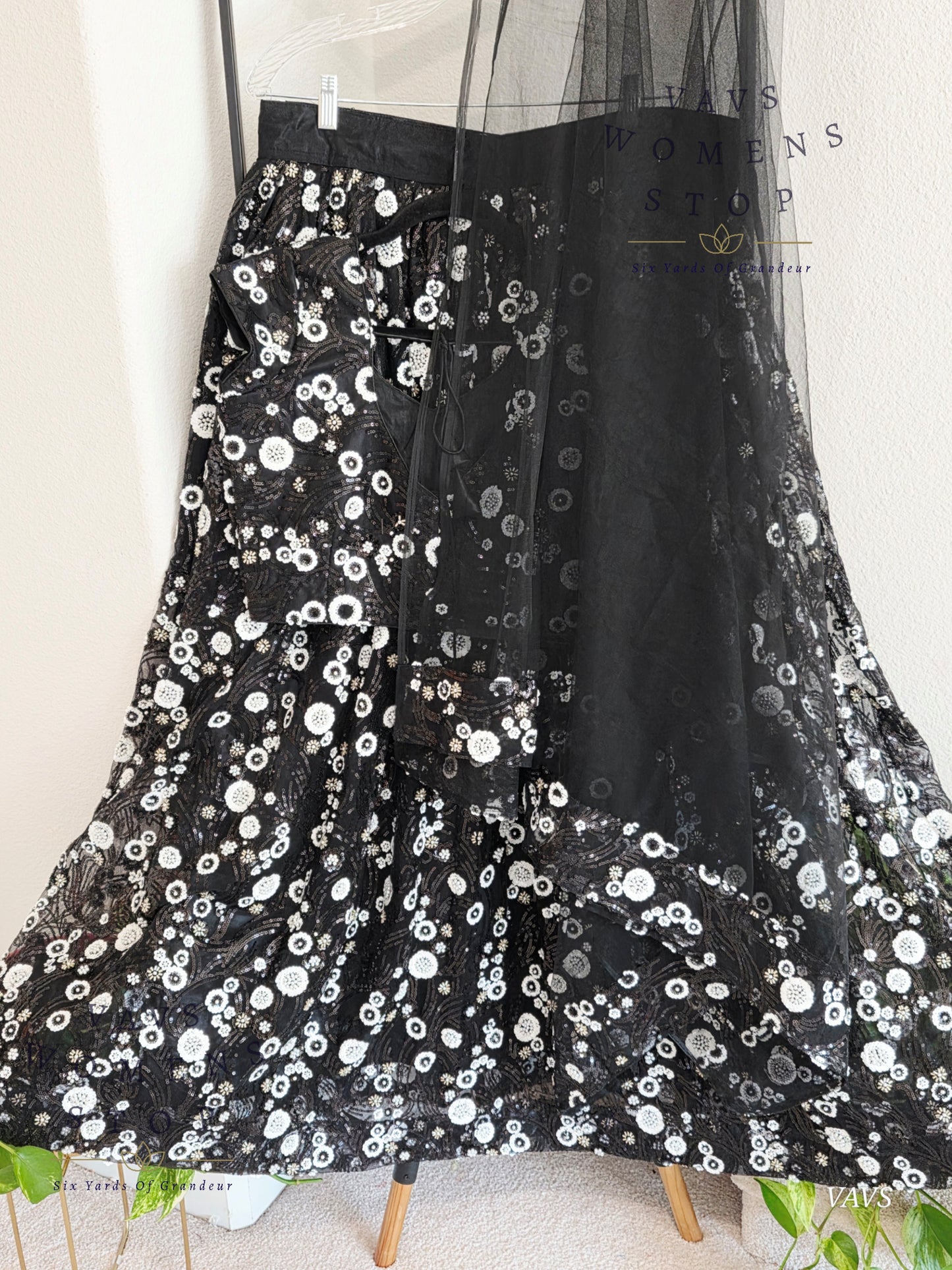 Heavy Party Wear Designer Sequins Lehenga - Blouse
