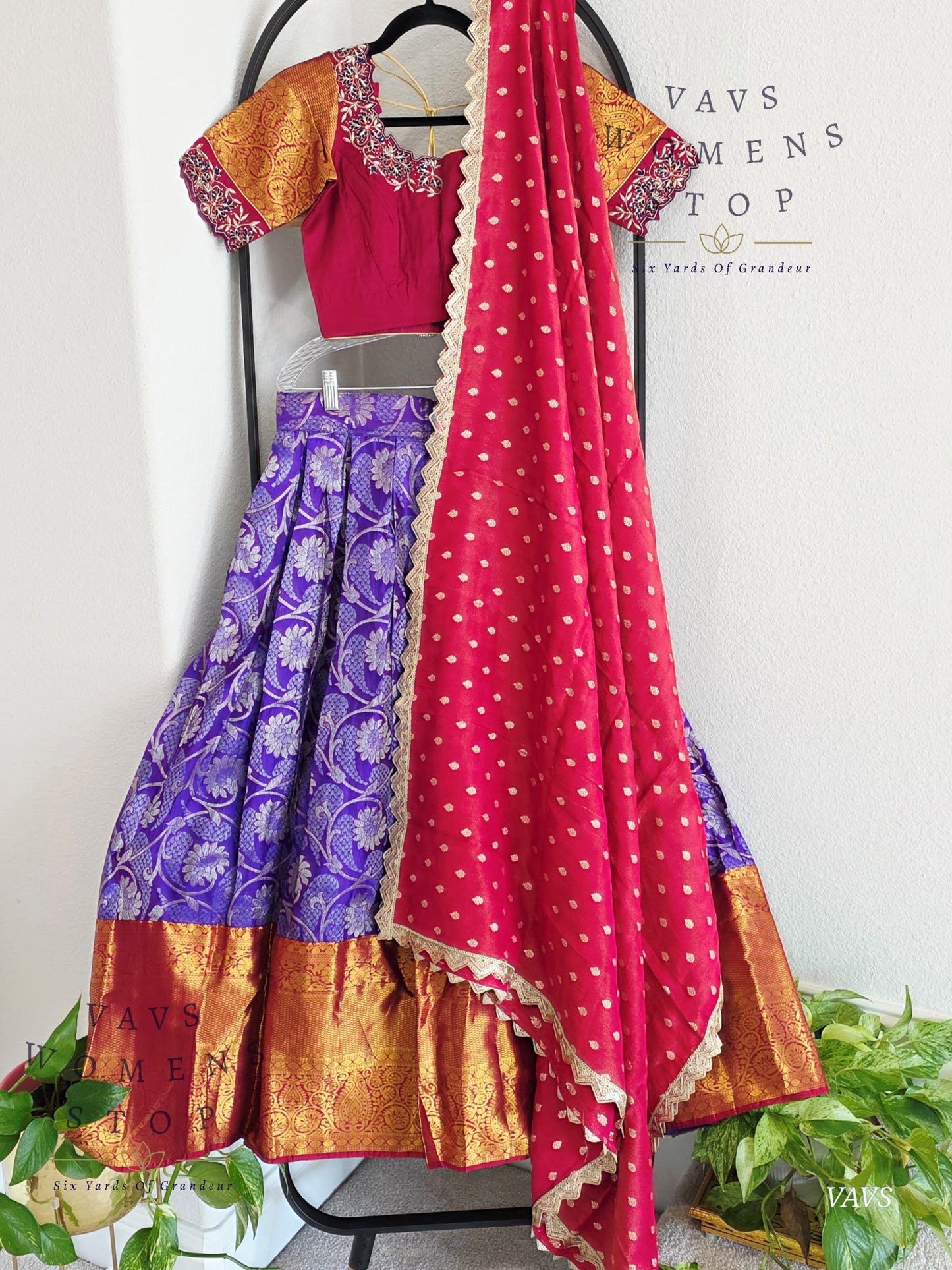 Traditional Half Saree Set