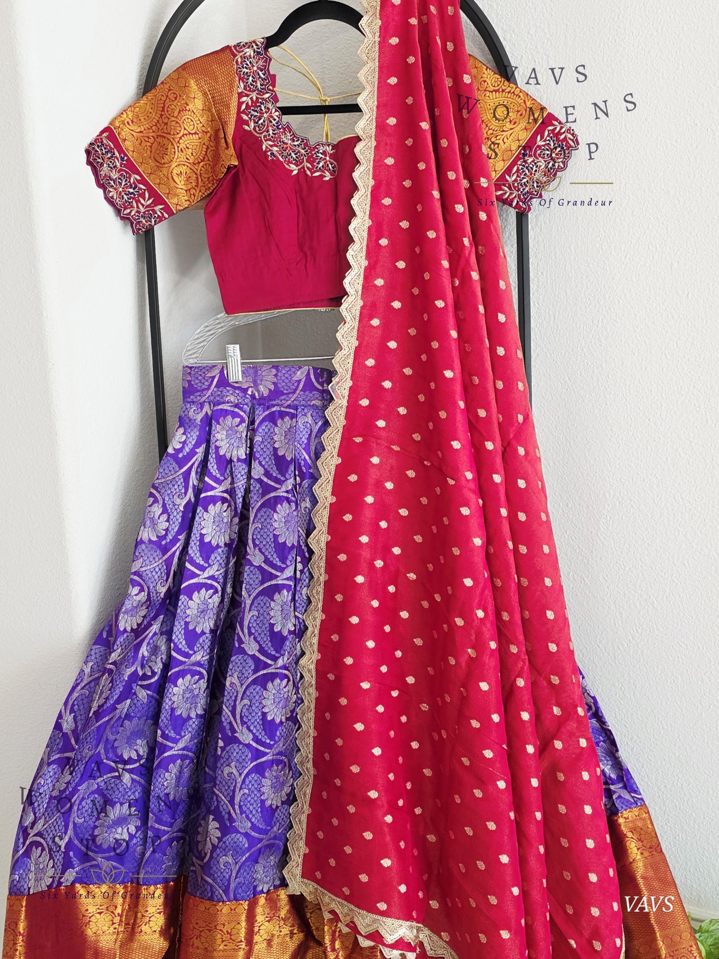Traditional Half Saree Set