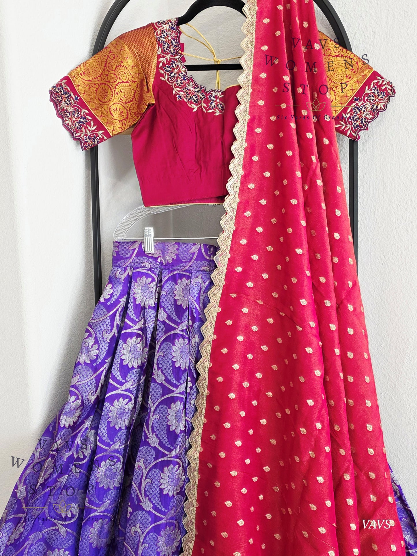 Traditional Half Saree Set