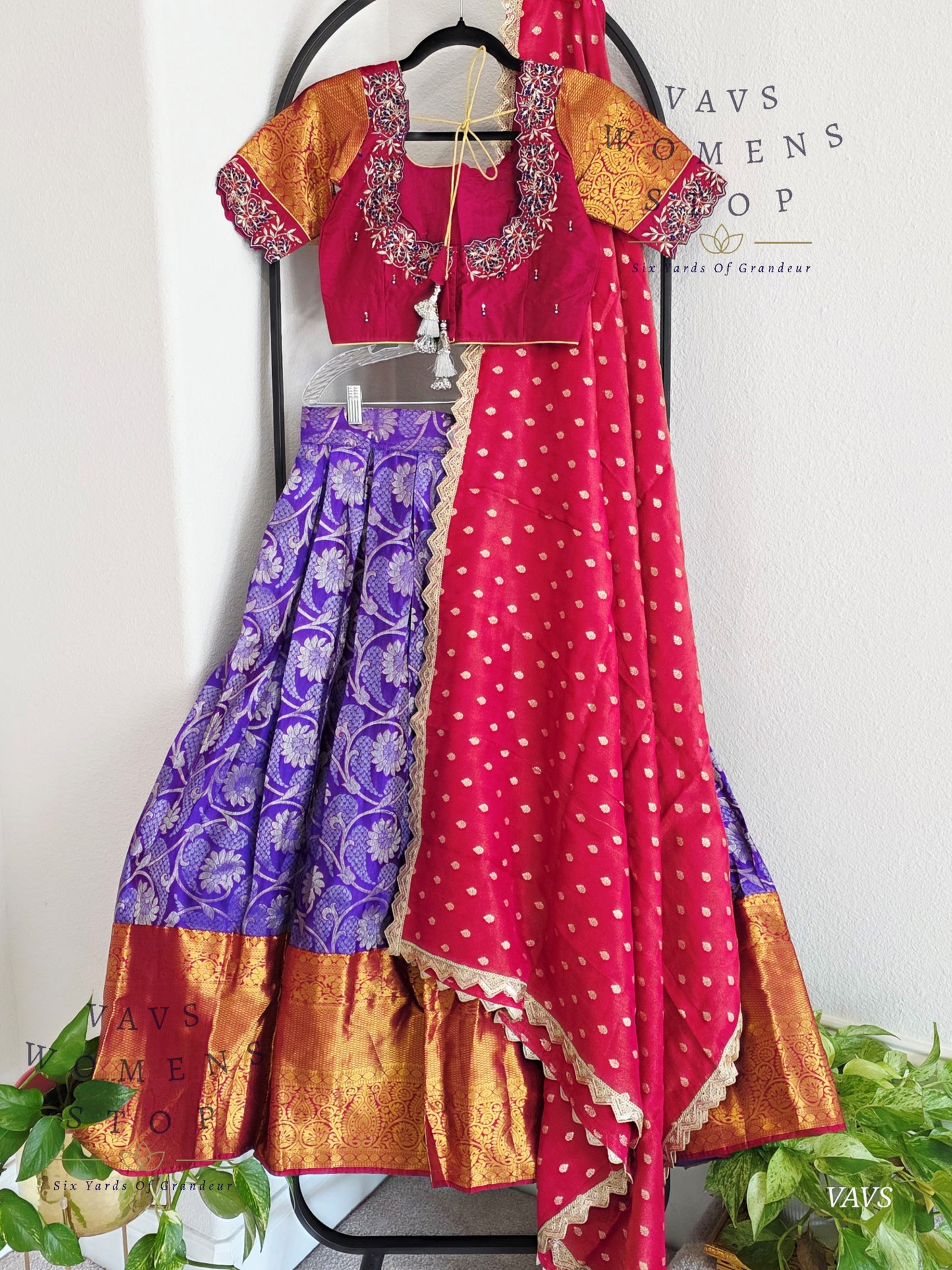 Traditional Half Saree Set