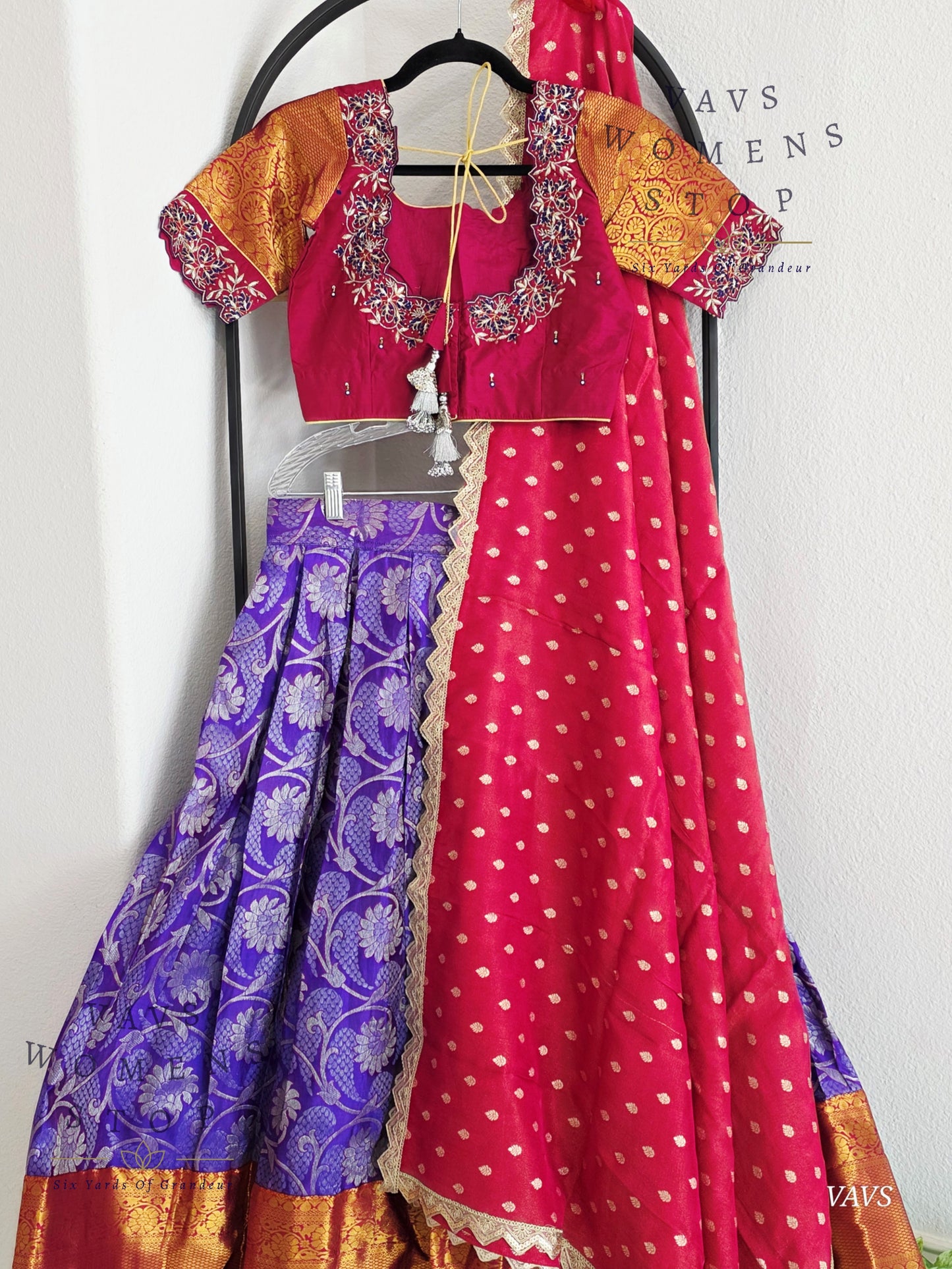 Traditional Half Saree Set