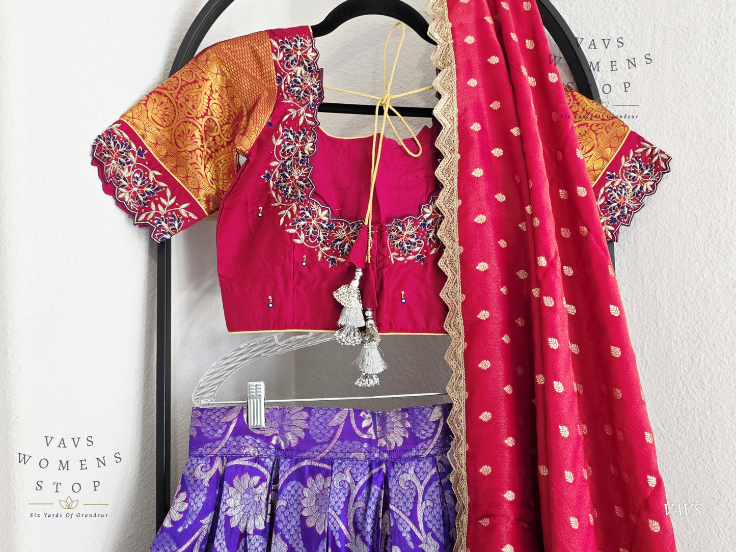 Traditional Half Saree Set