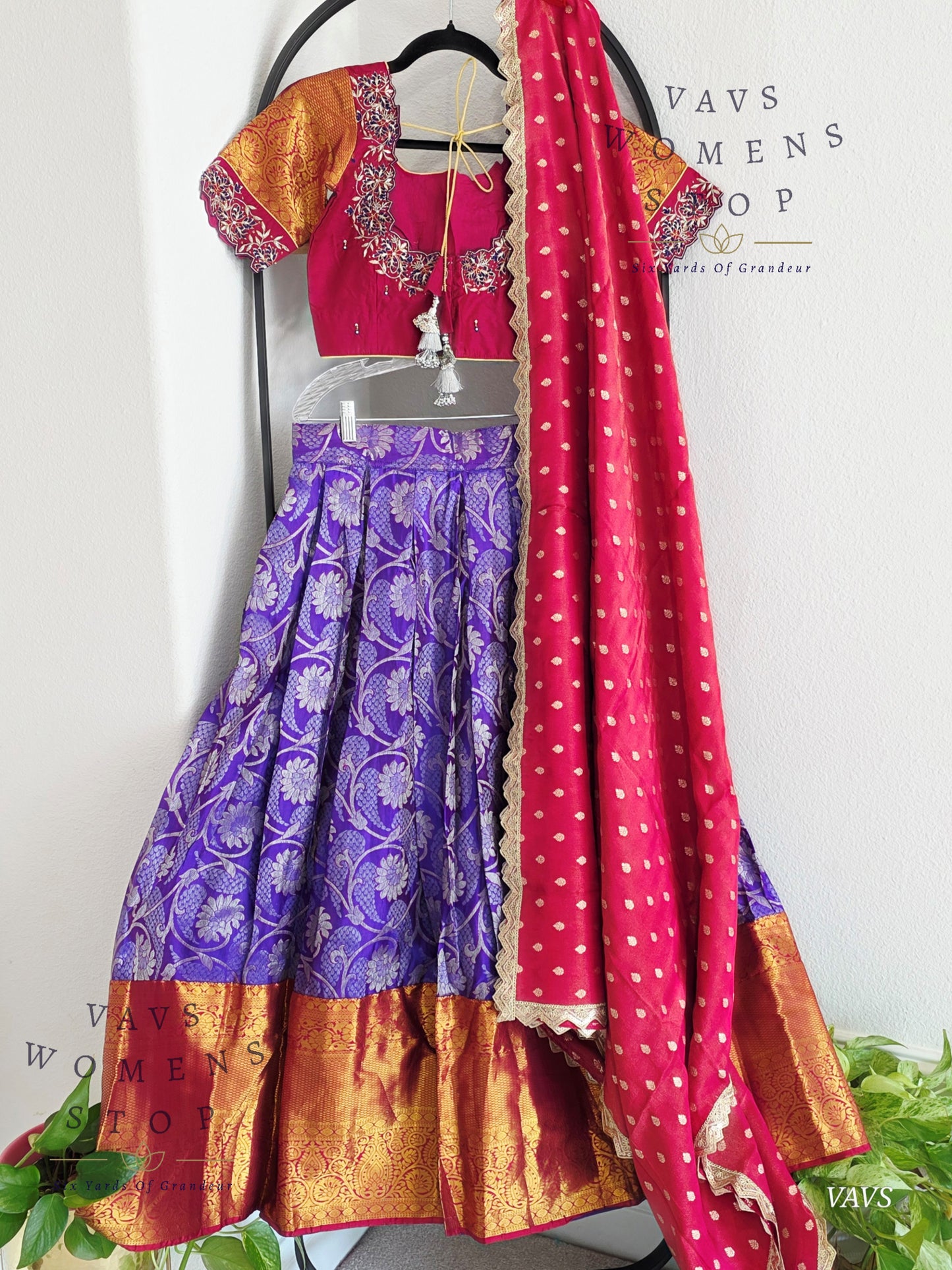 Traditional Half Saree Set