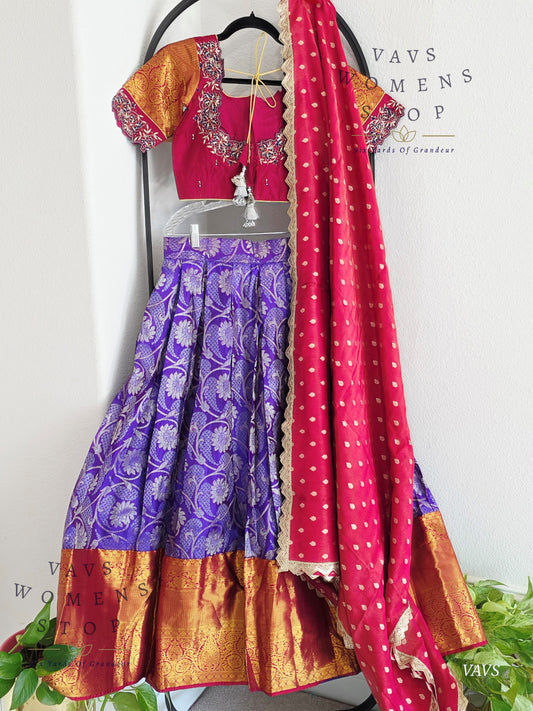 Traditional Half Saree Set