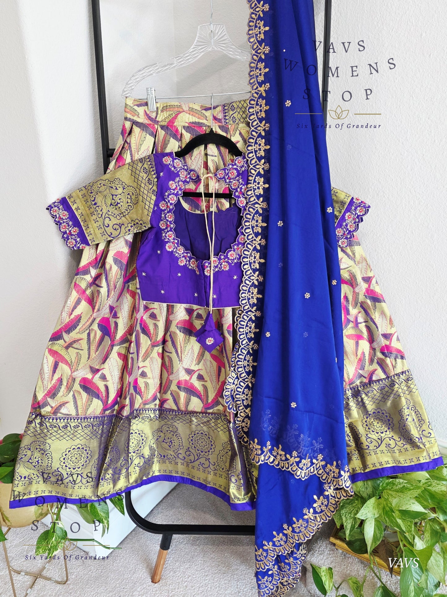 Traditional Half Saree Set