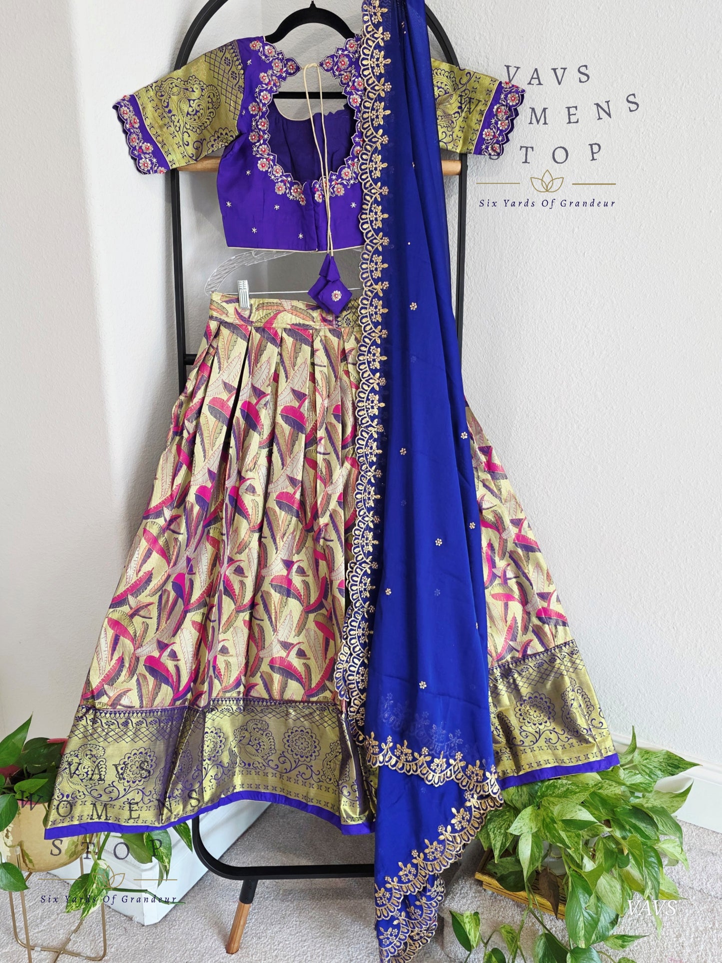 Traditional Half Saree Set