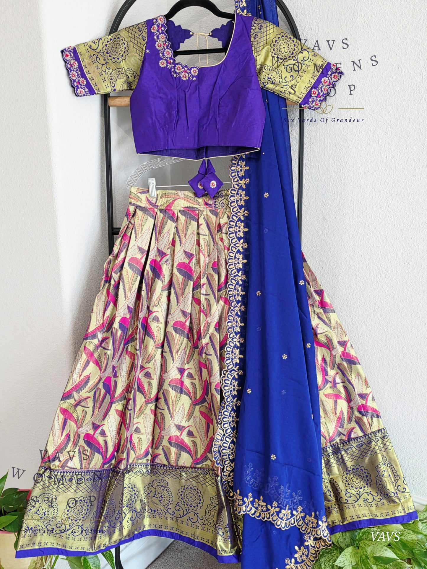 Traditional Half Saree Set