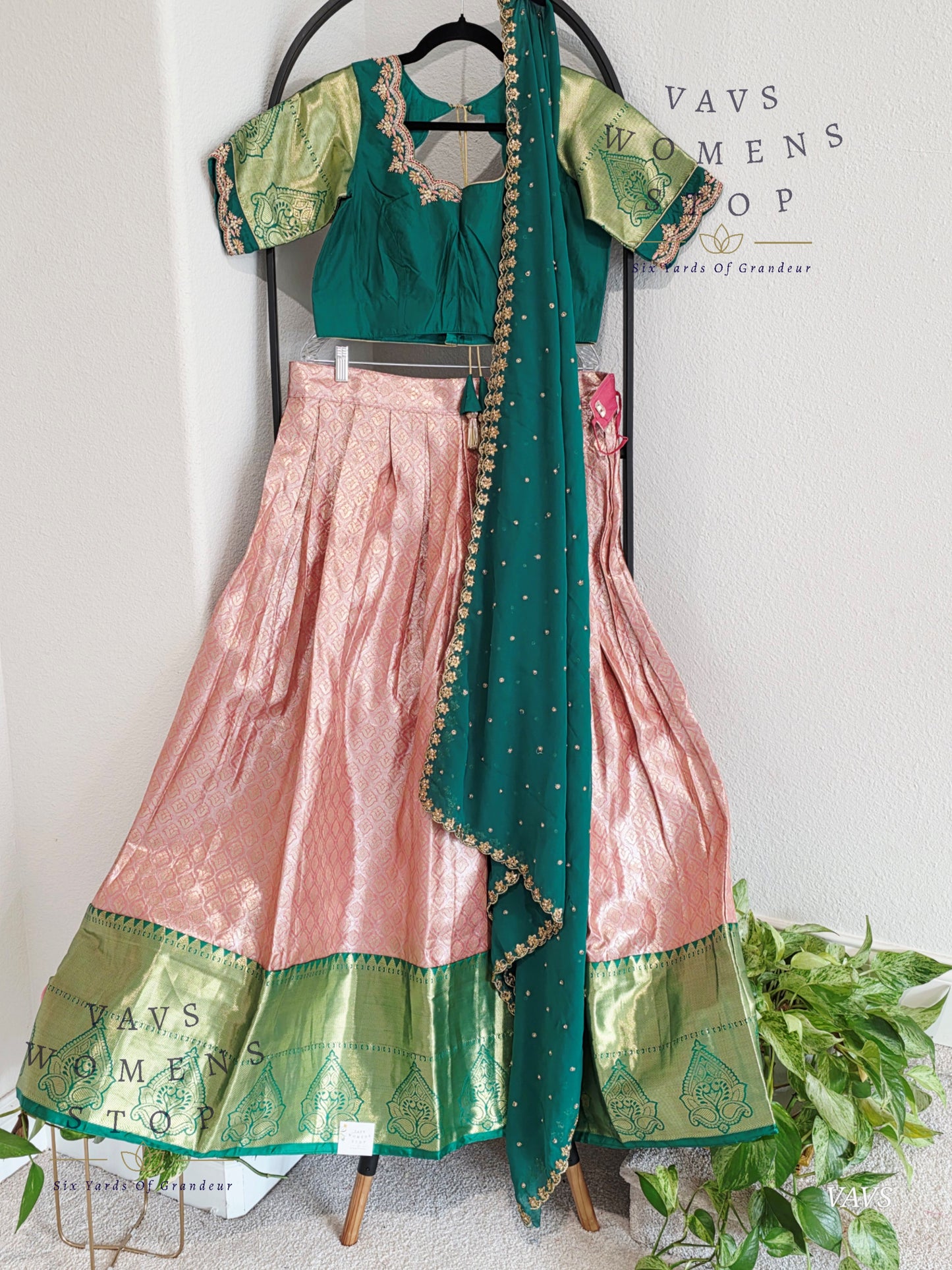 Traditional Half Saree Set