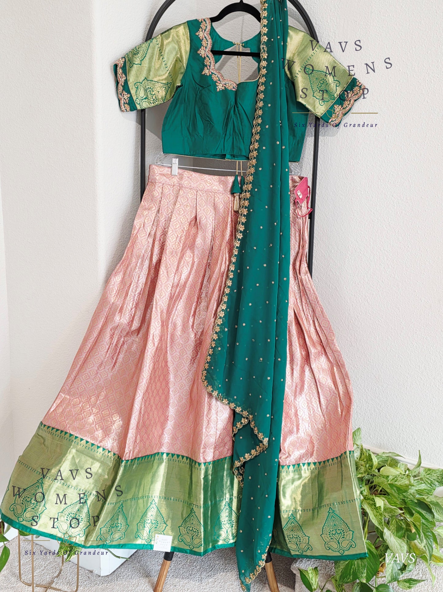 Traditional Half Saree Set