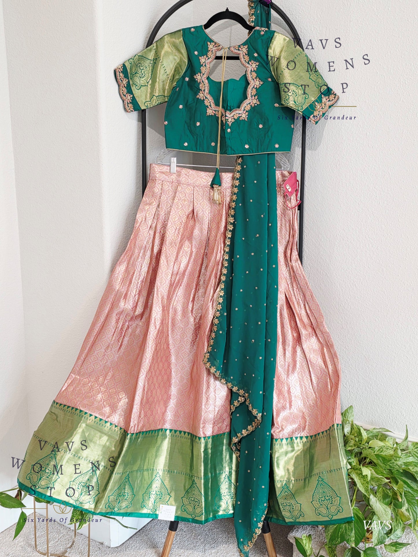 Traditional Half Saree Set