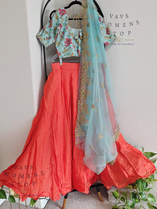 Designer Half Saree/ Lehenga Set