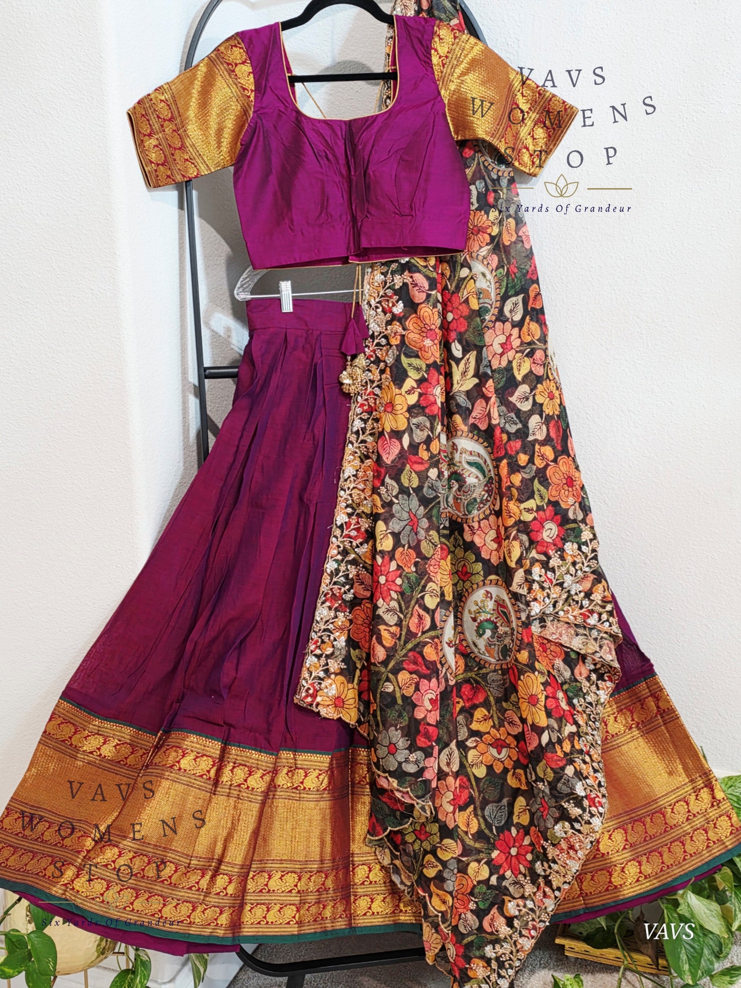 Traditional Narayanpet Lehenga / Half Saree Complete Set