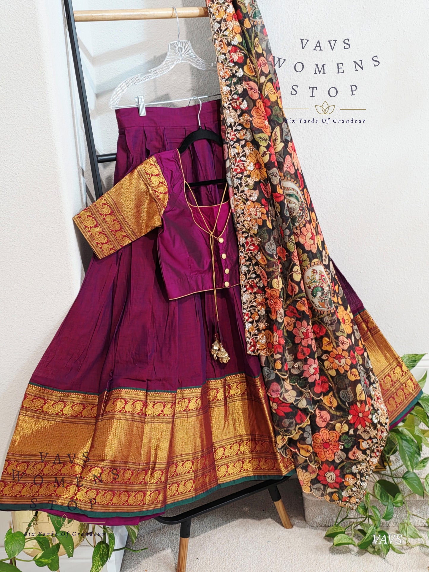 Traditional Narayanpet Lehenga / Half Saree Complete Set