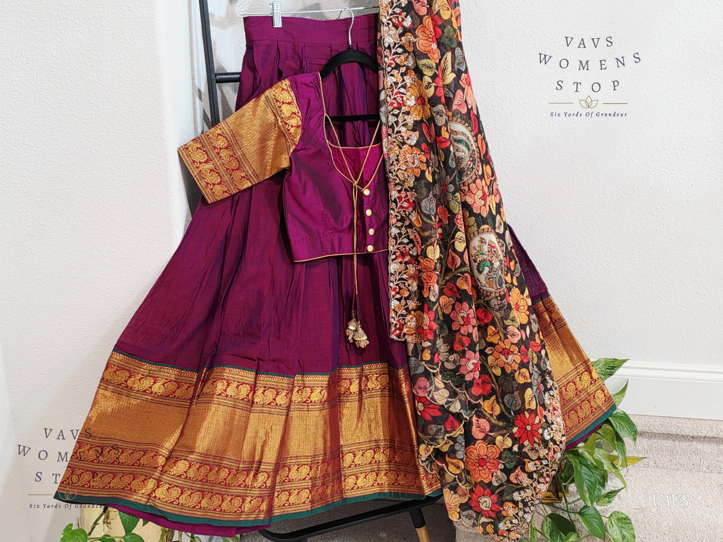 Traditional Narayanpet Lehenga / Half Saree Complete Set