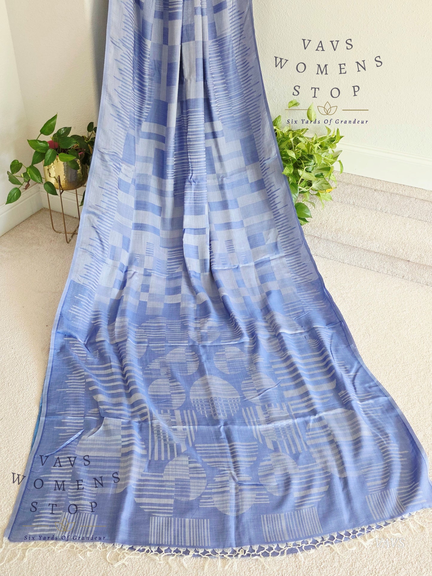 Nayanthara's Inspired Design Soft Khadi Cotton Handloom Designer Saree | Elegant Ethnic Wear for All Occasions