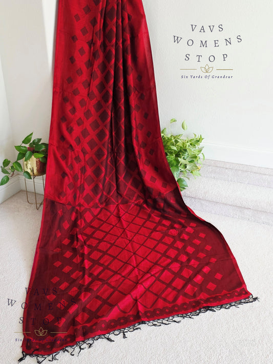 Nayanthara's Inspired Design Soft Khadi Cotton Handloom Designer Saree | Elegant Ethnic Wear for All Occasions