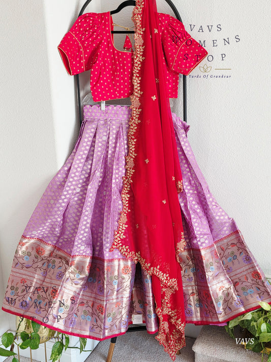 Kota Paithani Lehenga Set