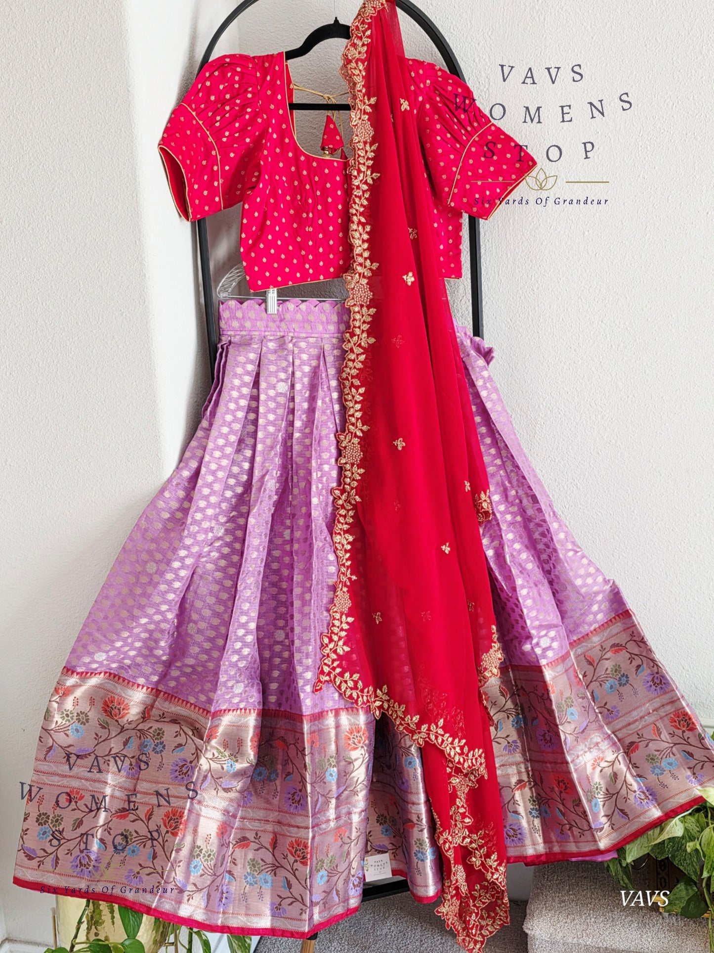 Kota Paithani Lehenga Set
