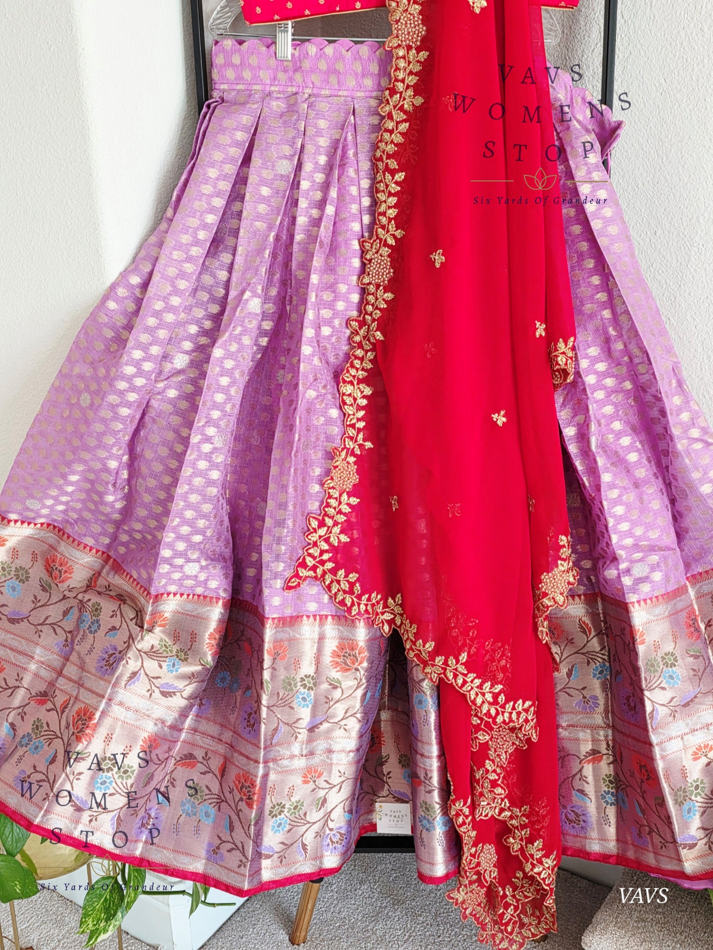 Kota Paithani Lehenga Set