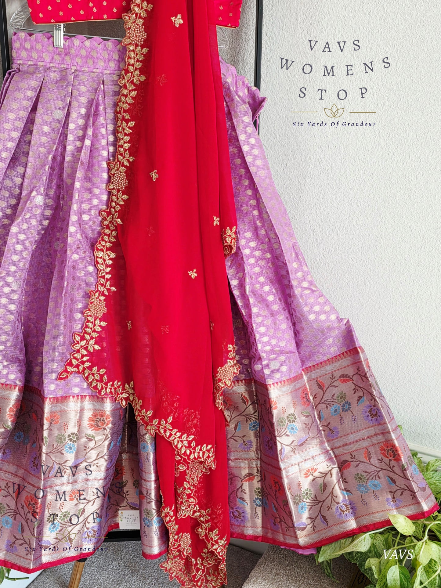 Kota Paithani Lehenga Set