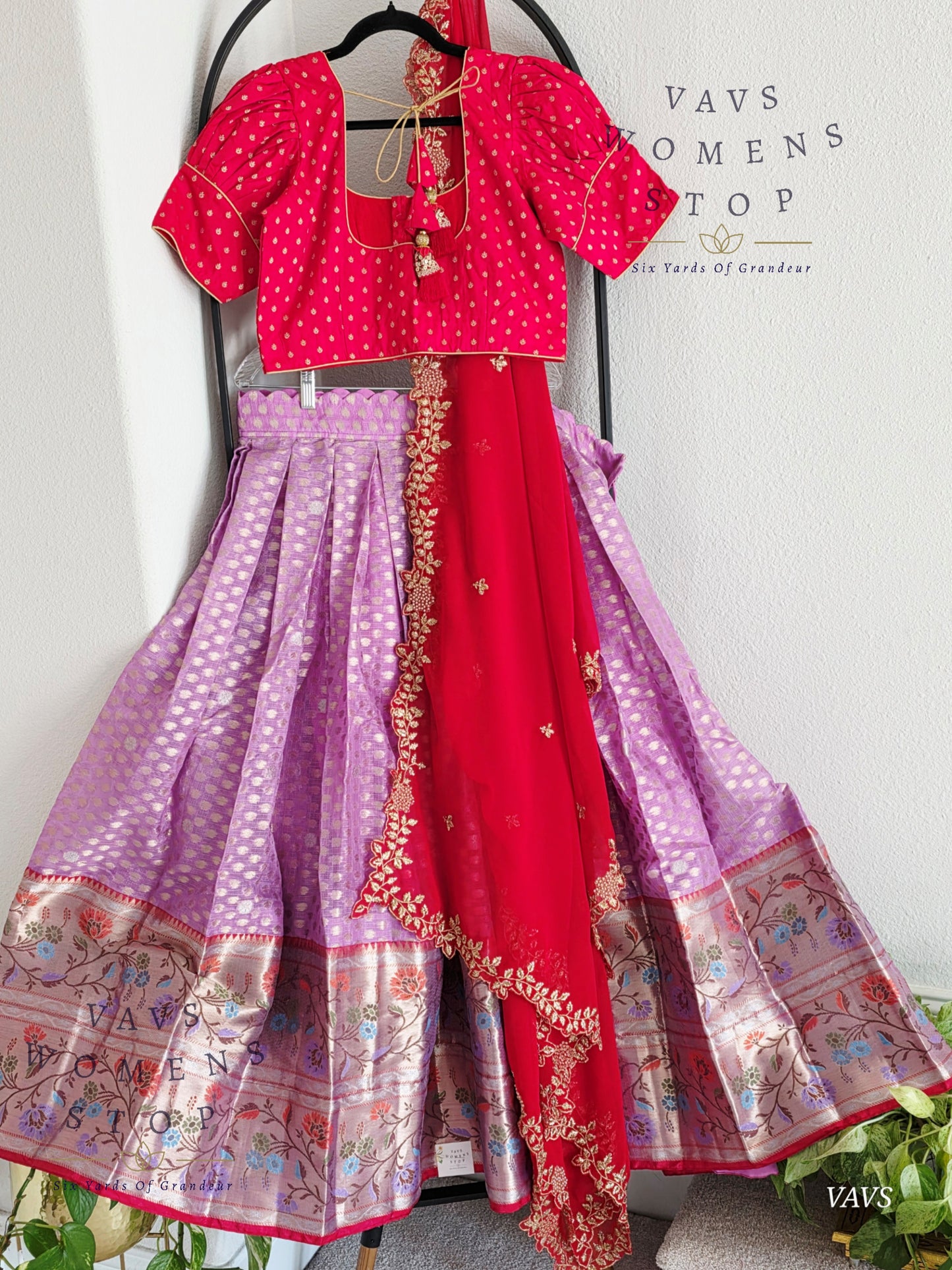 Kota Paithani Lehenga Set