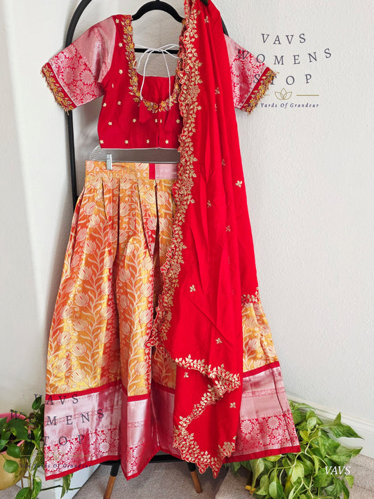 Traditional Half Saree Set