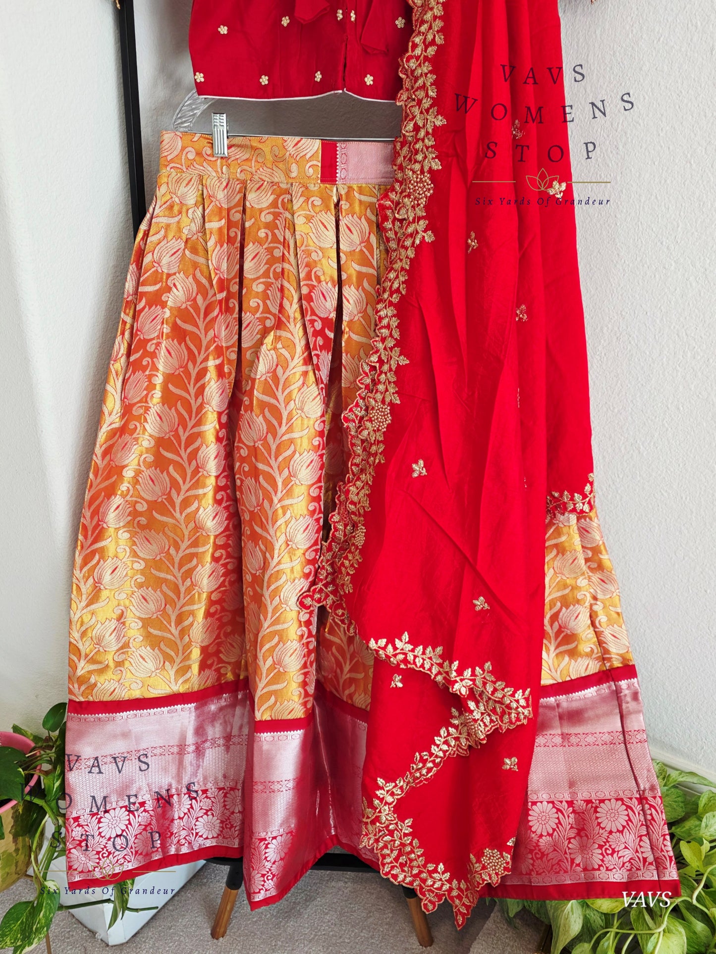 Traditional Half Saree Set