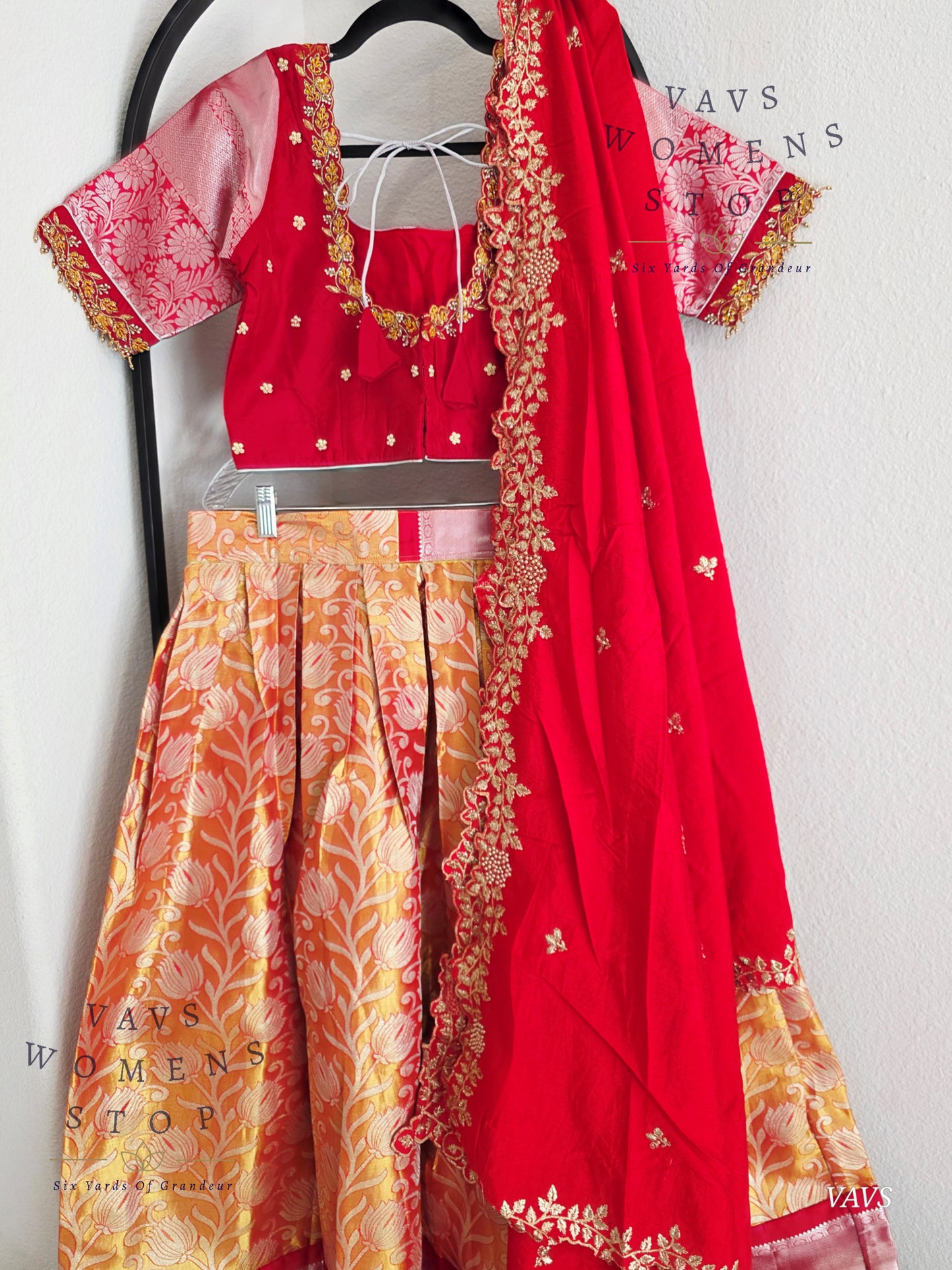 Traditional Half Saree Set