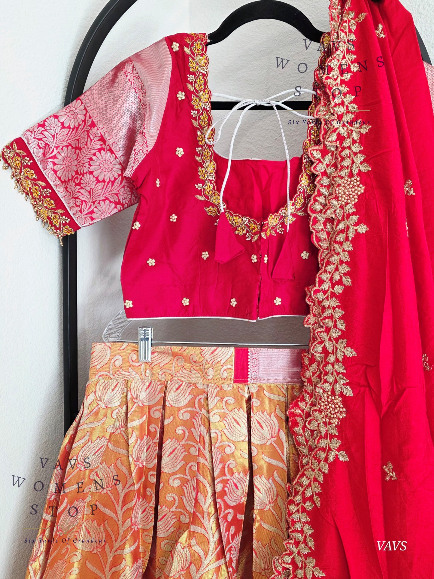 Traditional Half Saree Set