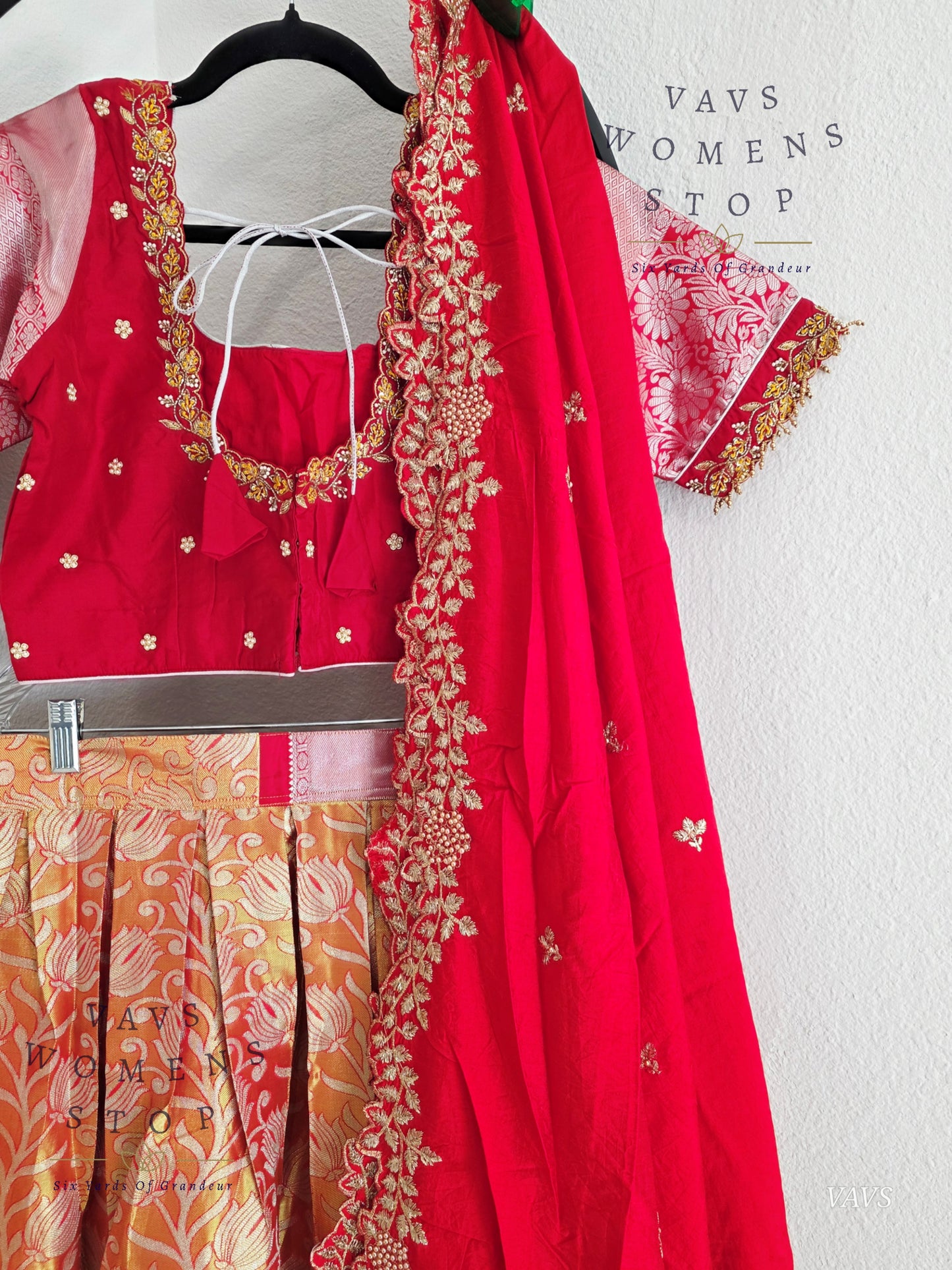 Traditional Half Saree Set