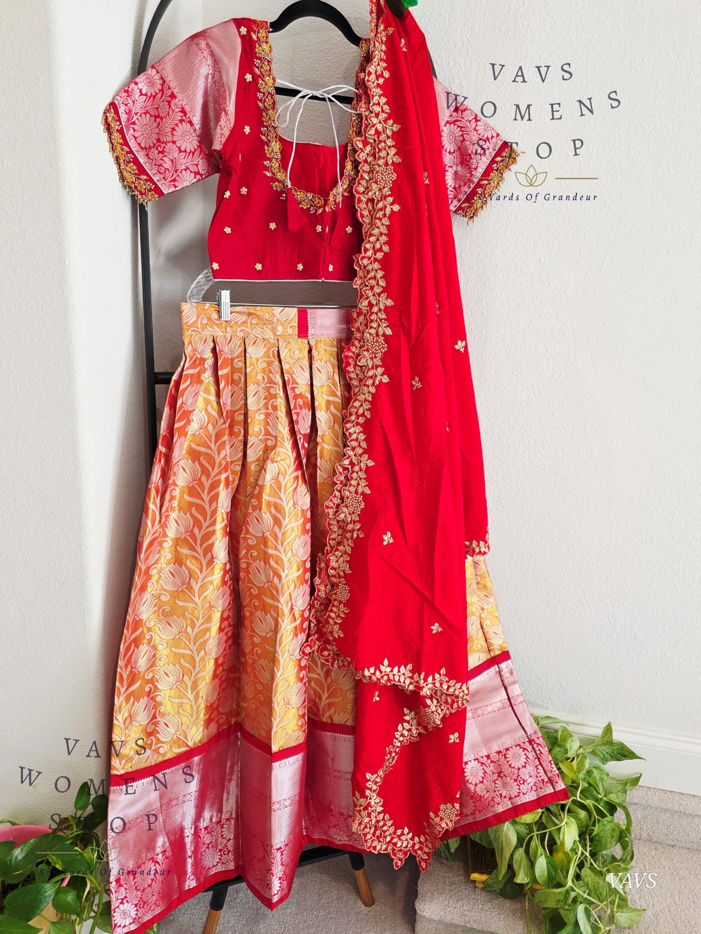 Traditional Half Saree Set