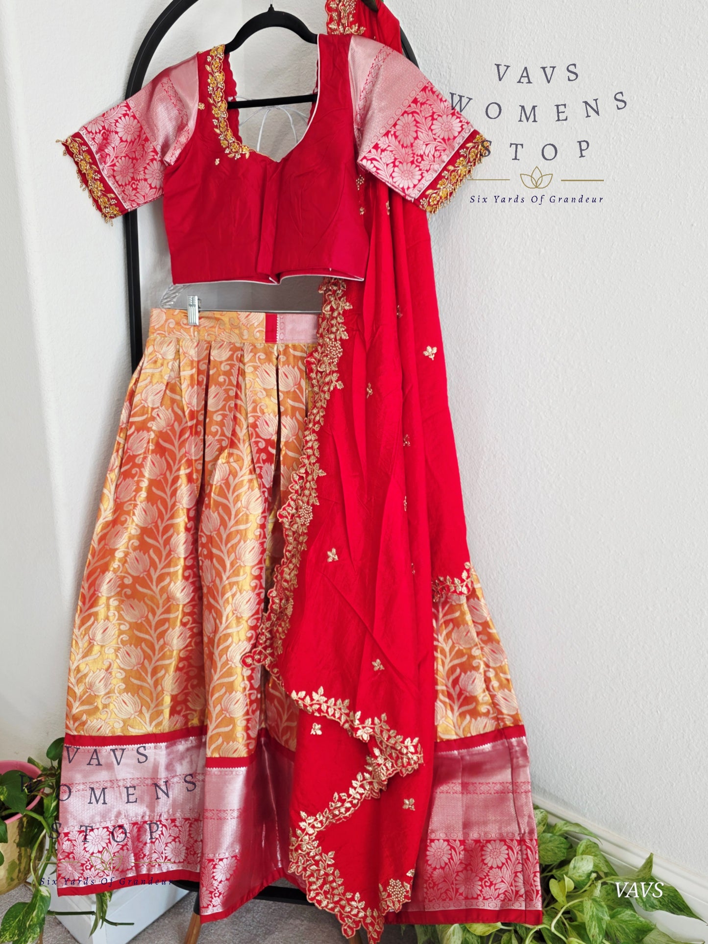 Traditional Half Saree Set
