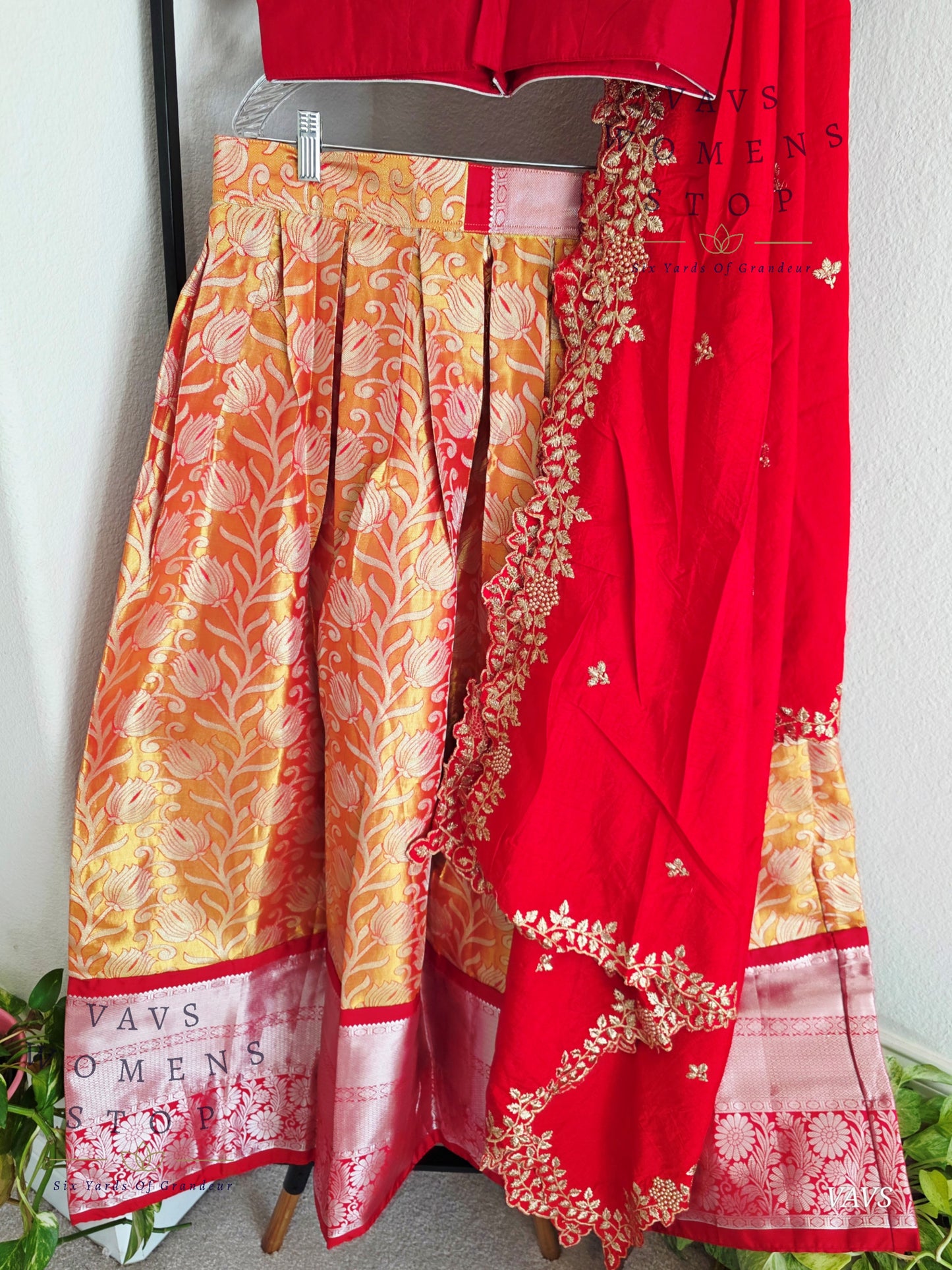 Traditional Half Saree Set
