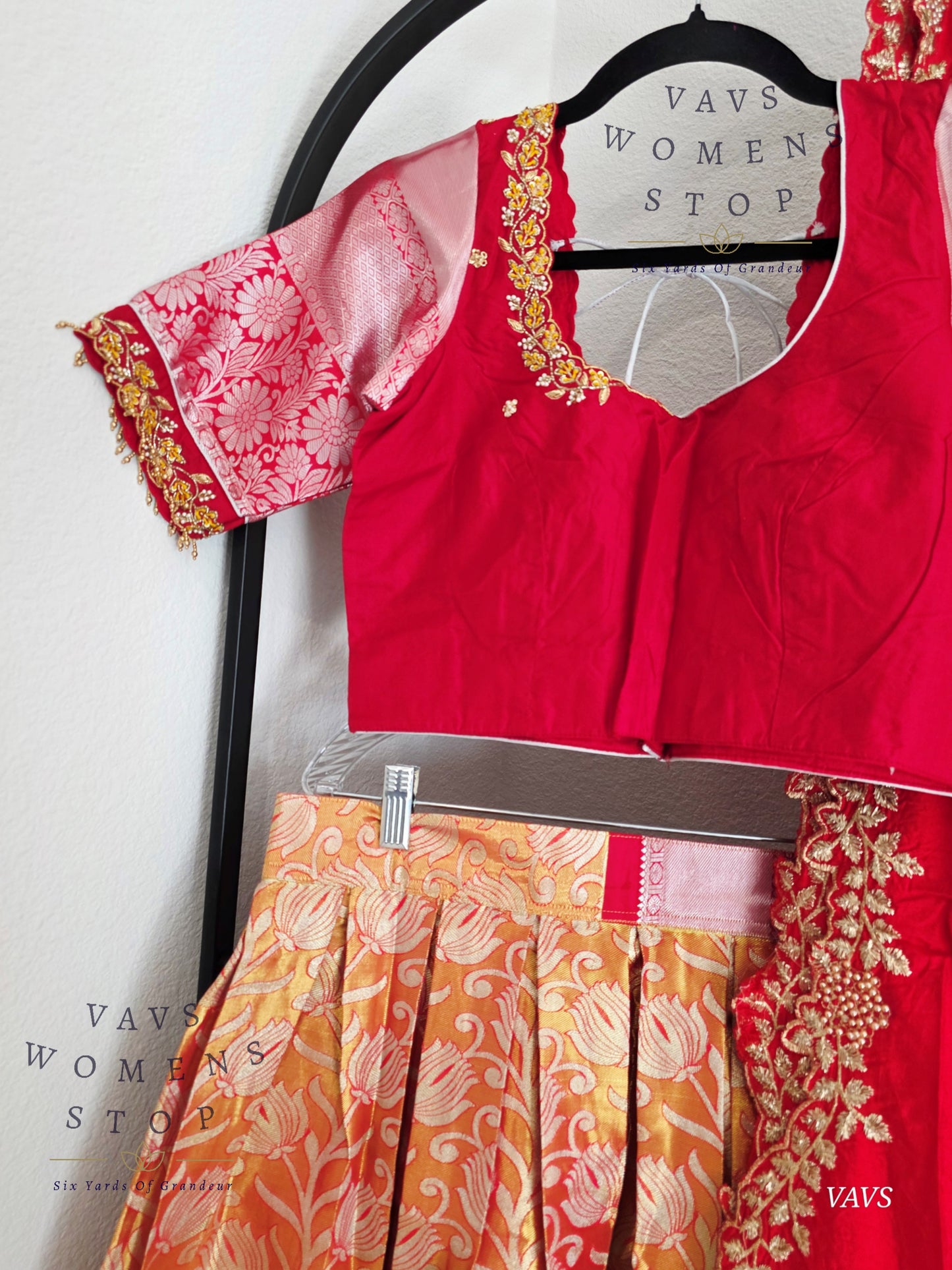Traditional Half Saree Set