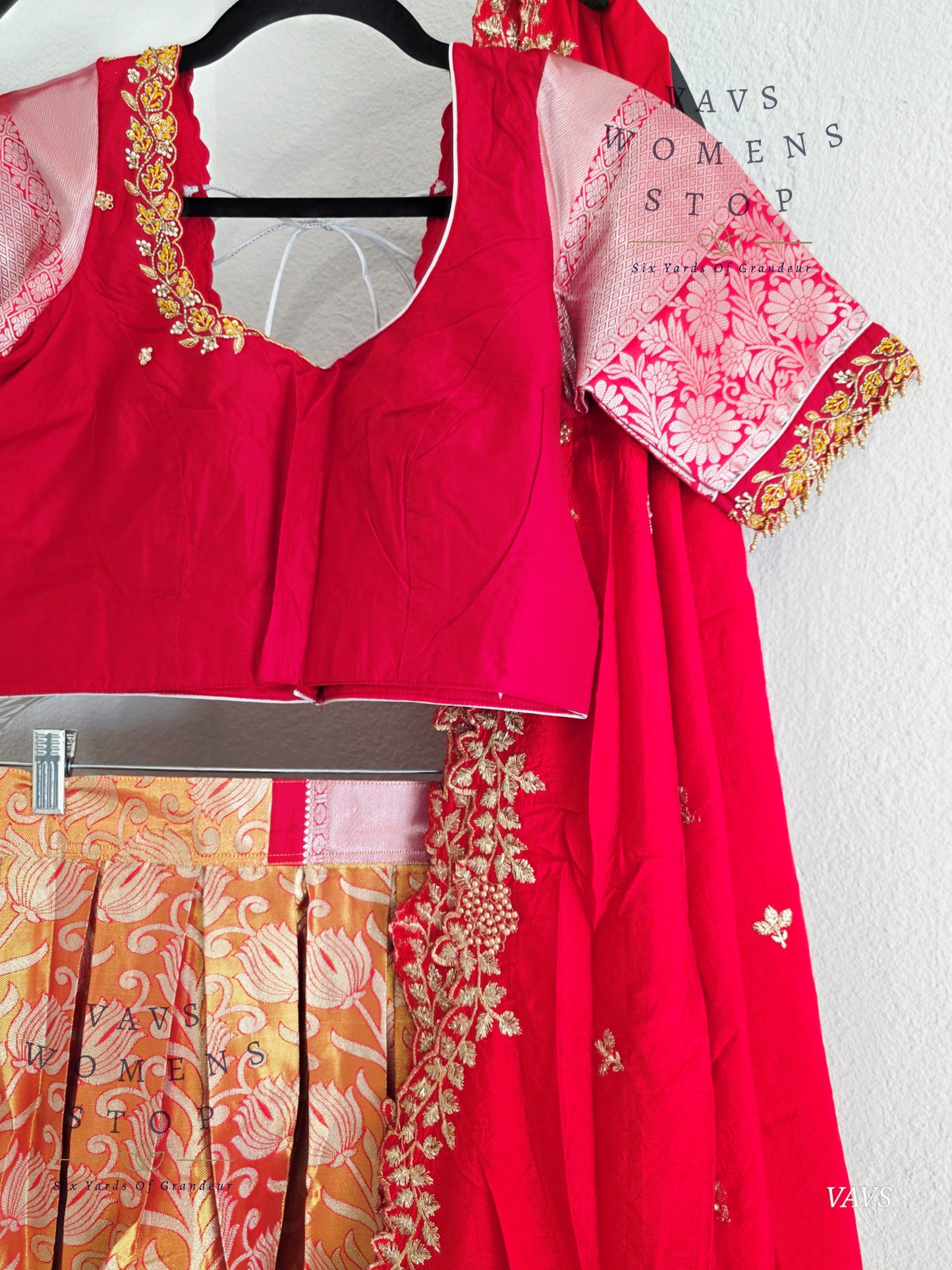 Traditional Half Saree Set