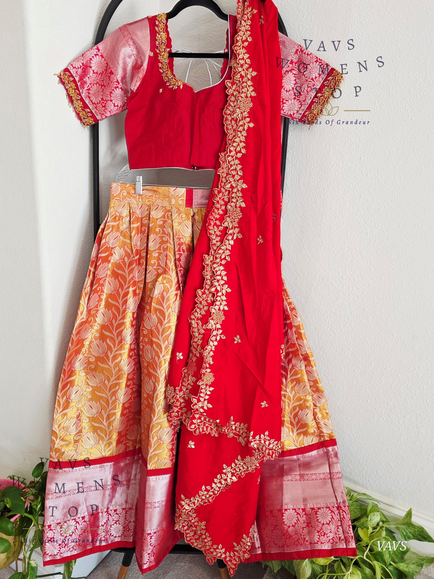 Traditional Half Saree Set