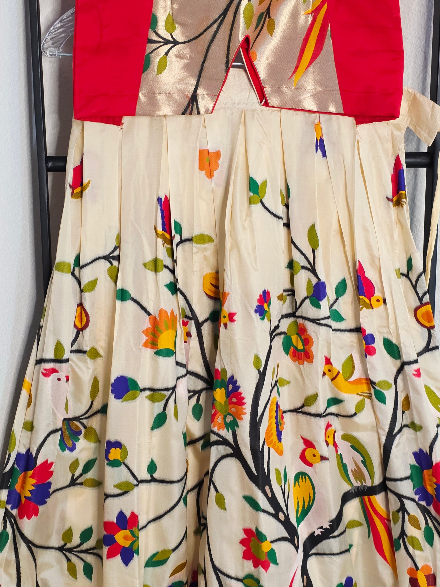 Paithani Style Soft Benarasi Lehenga Set for Girls (11 - 12Years)