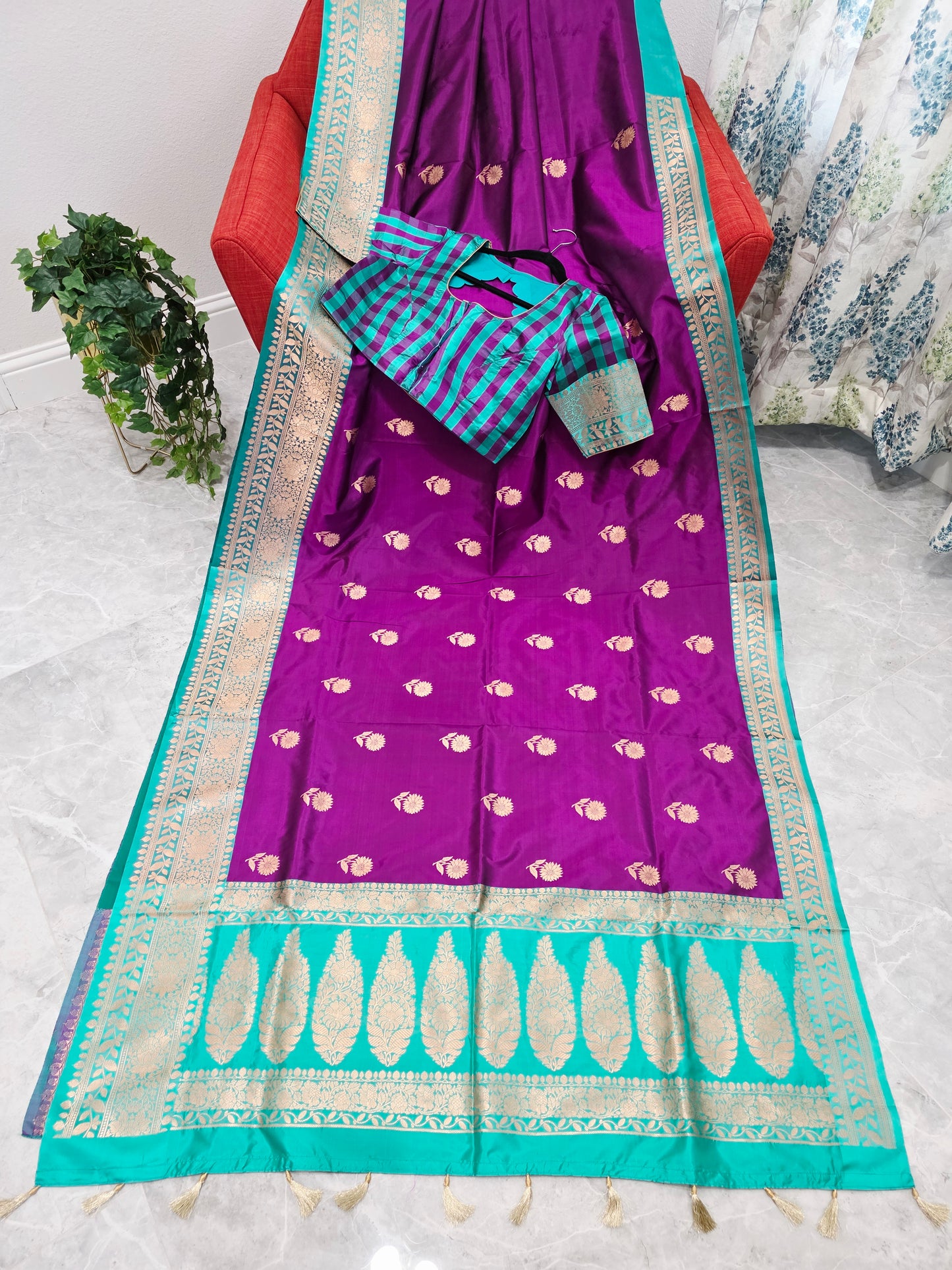 Pure Benarasi Katan Pattu Saree - Blouse