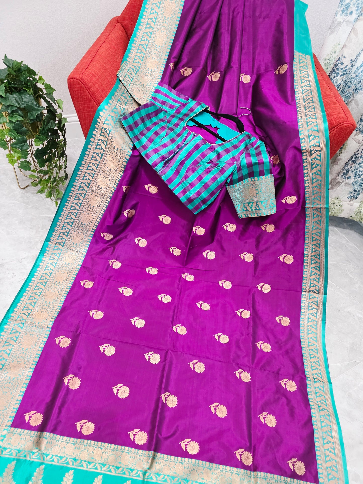 Pure Benarasi Katan Pattu Saree - Blouse