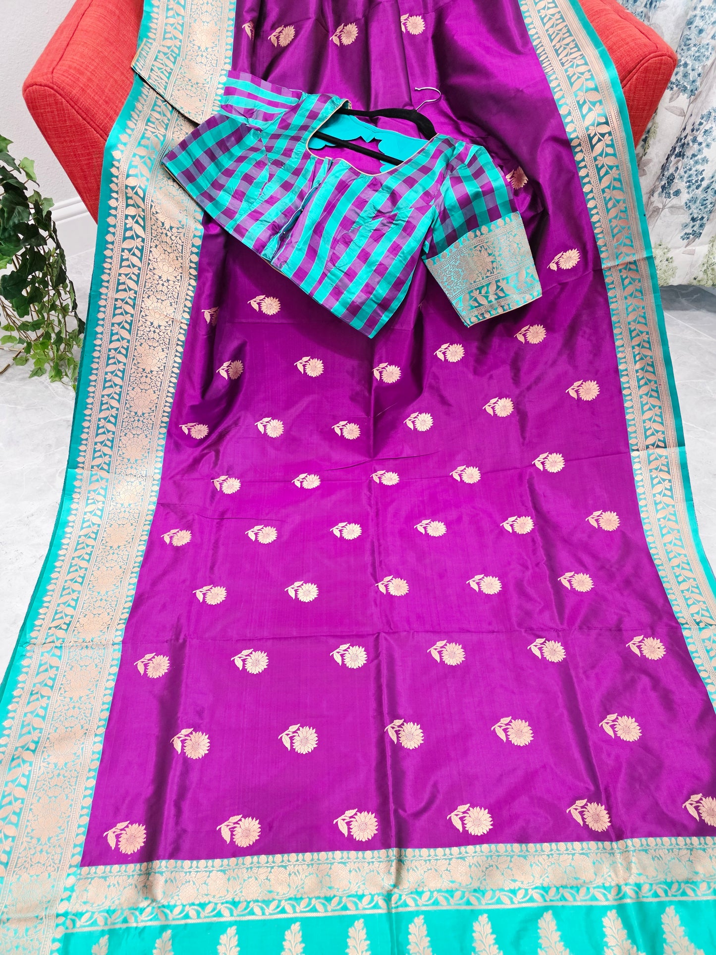 Pure Benarasi Katan Pattu Saree - Blouse
