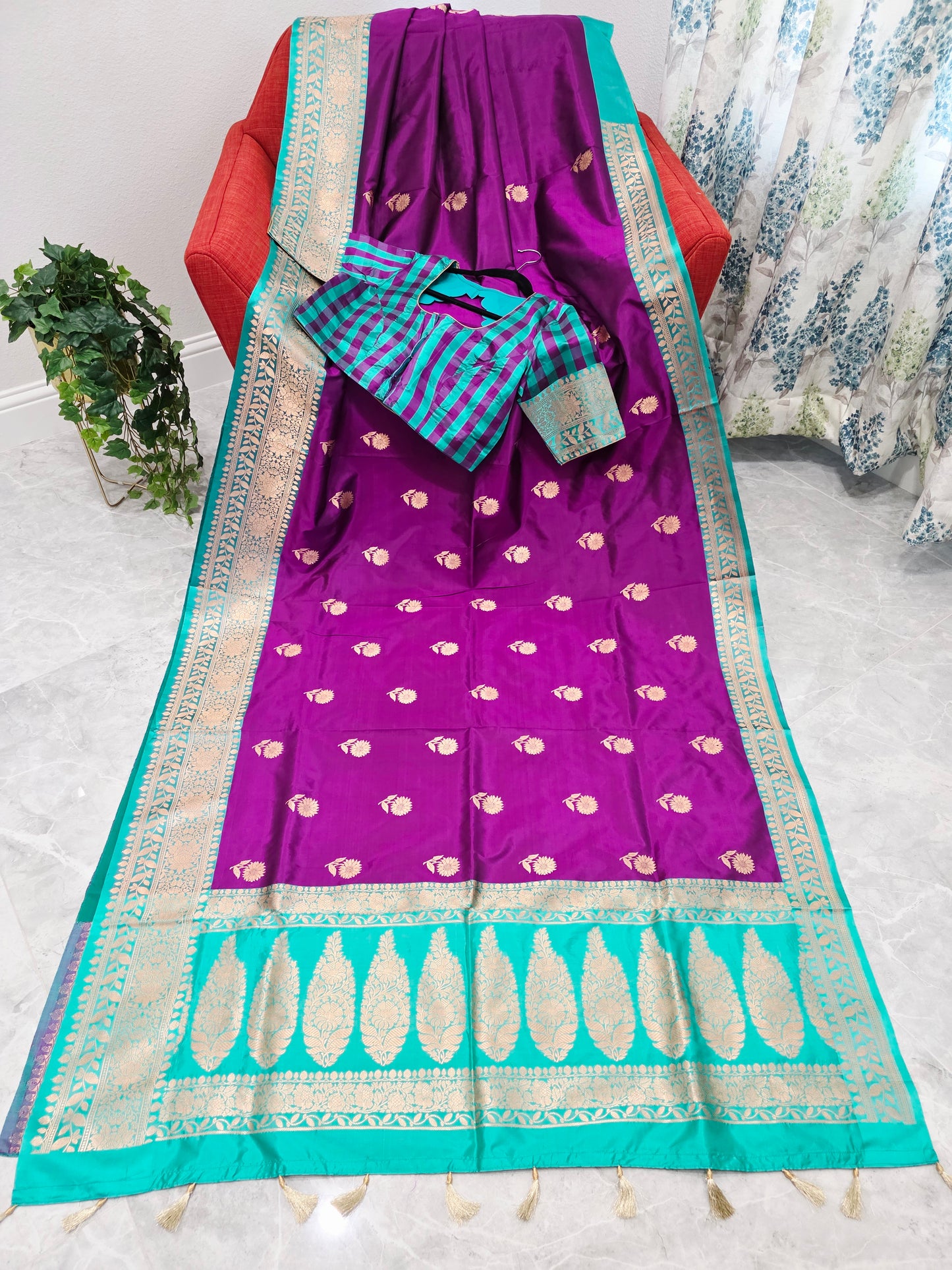 Pure Benarasi Katan Pattu Saree - Blouse