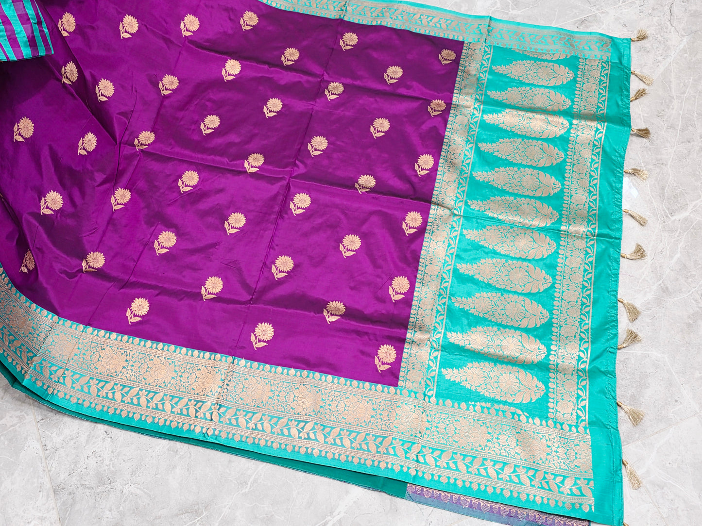 Pure Benarasi Katan Pattu Saree - Blouse