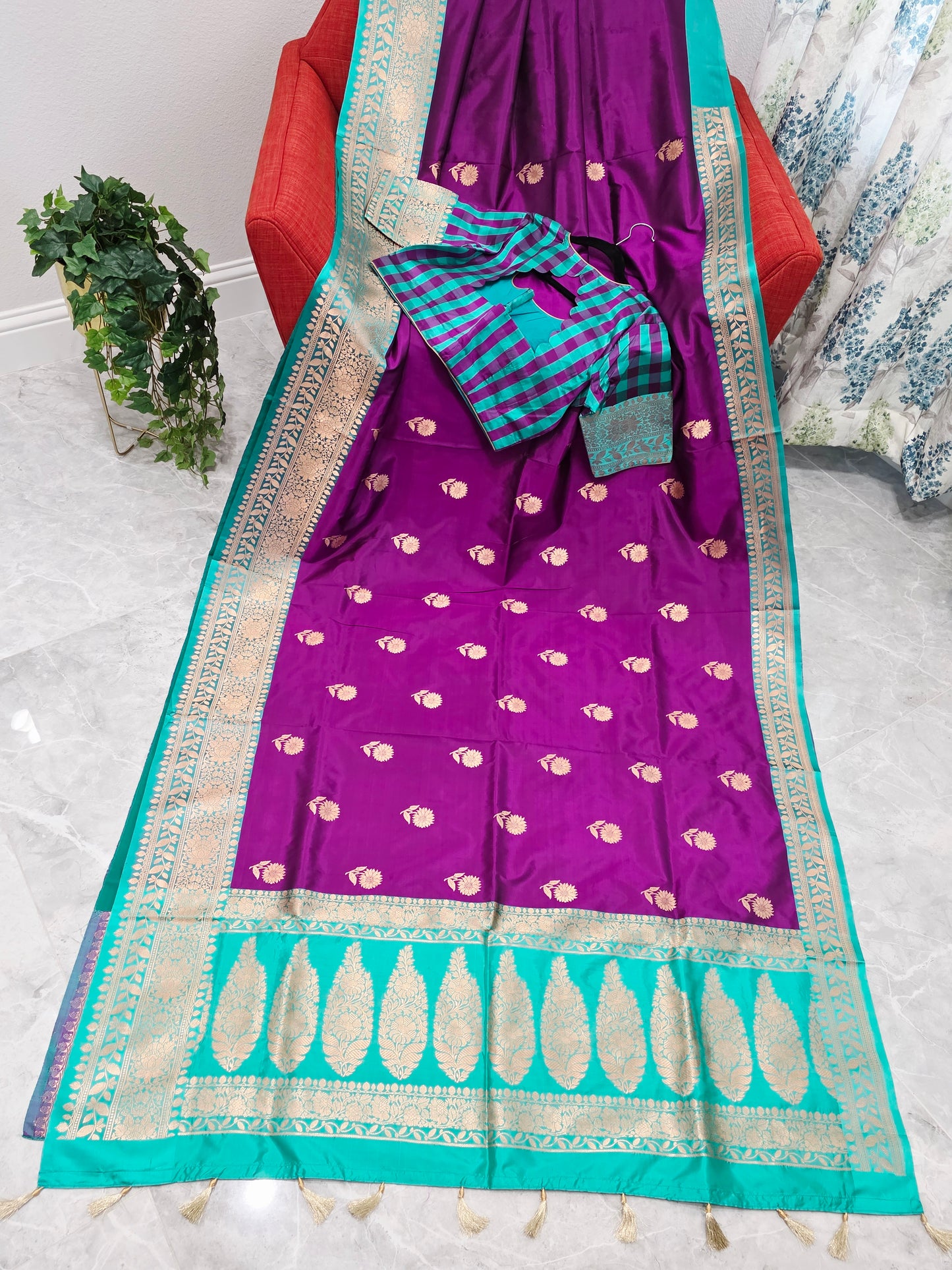 Pure Benarasi Katan Pattu Saree - Blouse