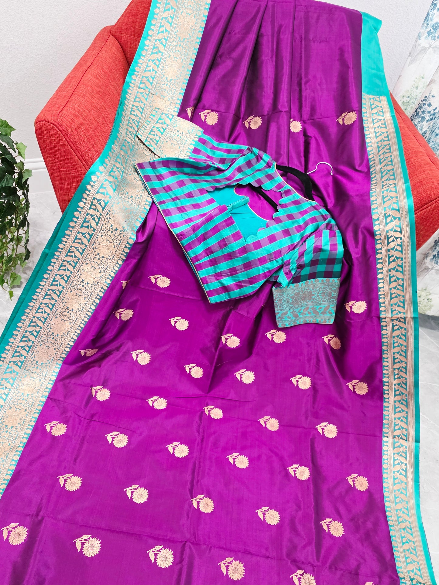 Pure Benarasi Katan Pattu Saree - Blouse