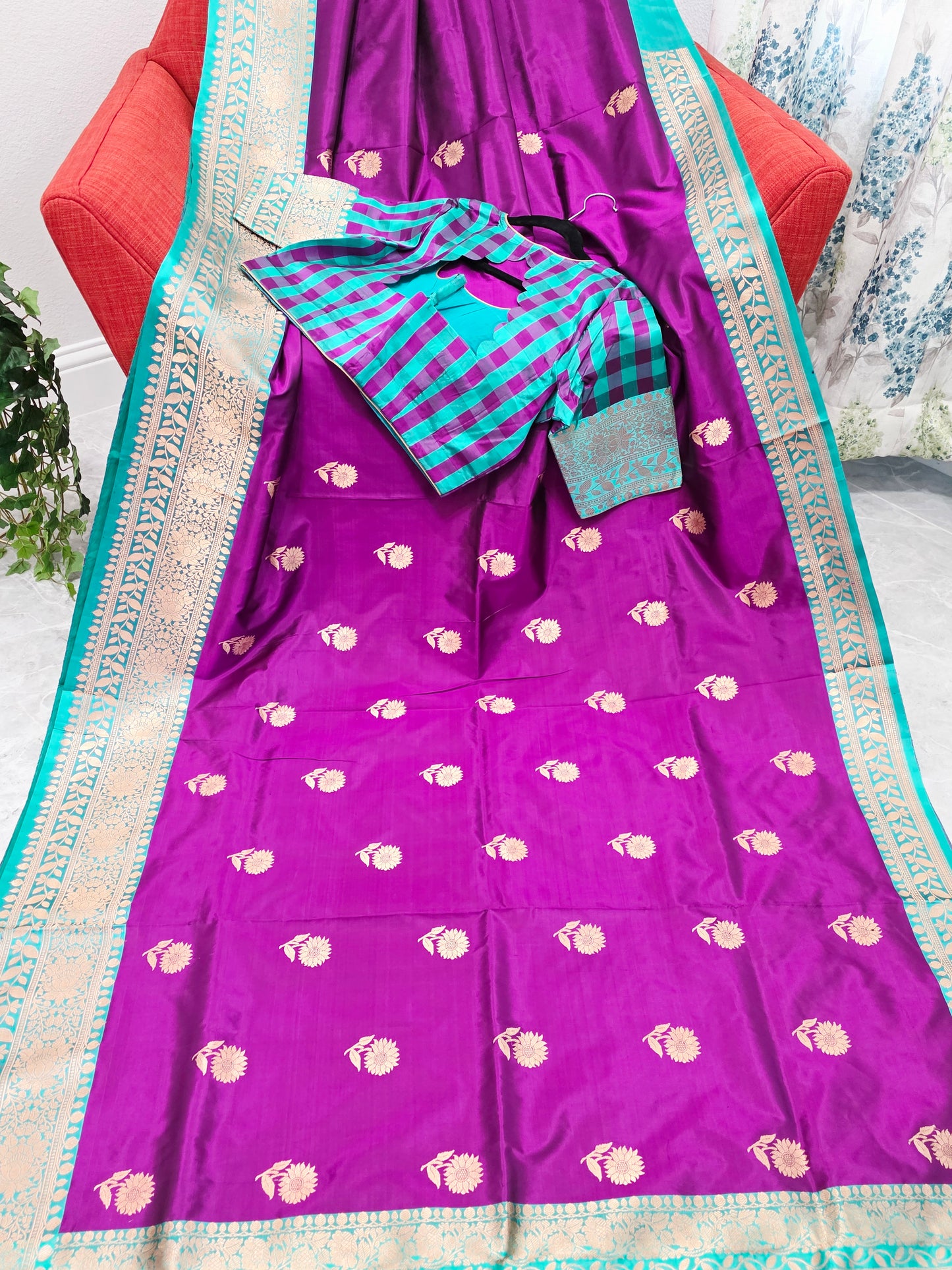 Pure Benarasi Katan Pattu Saree - Blouse