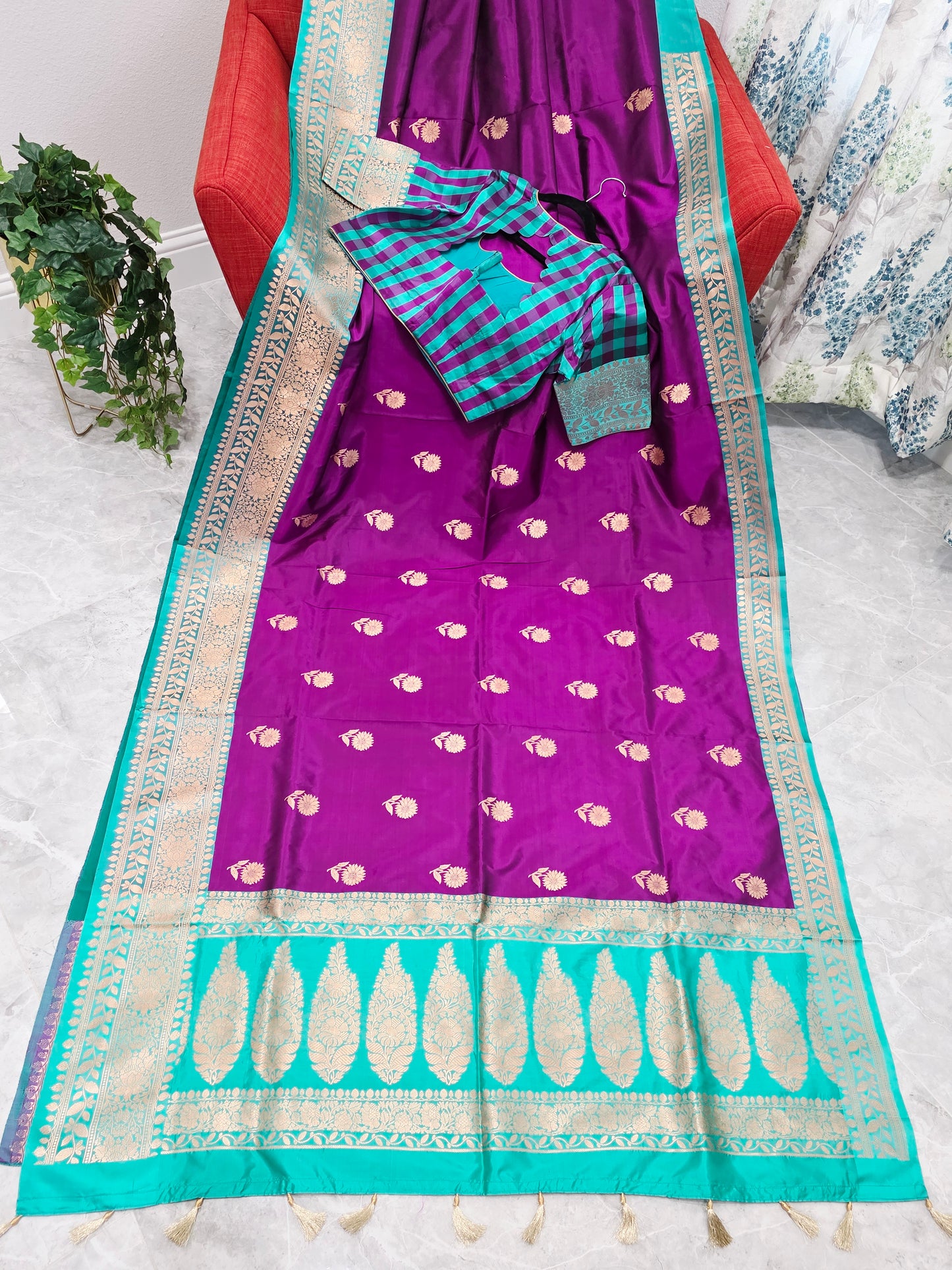 Pure Benarasi Katan Pattu Saree - Blouse