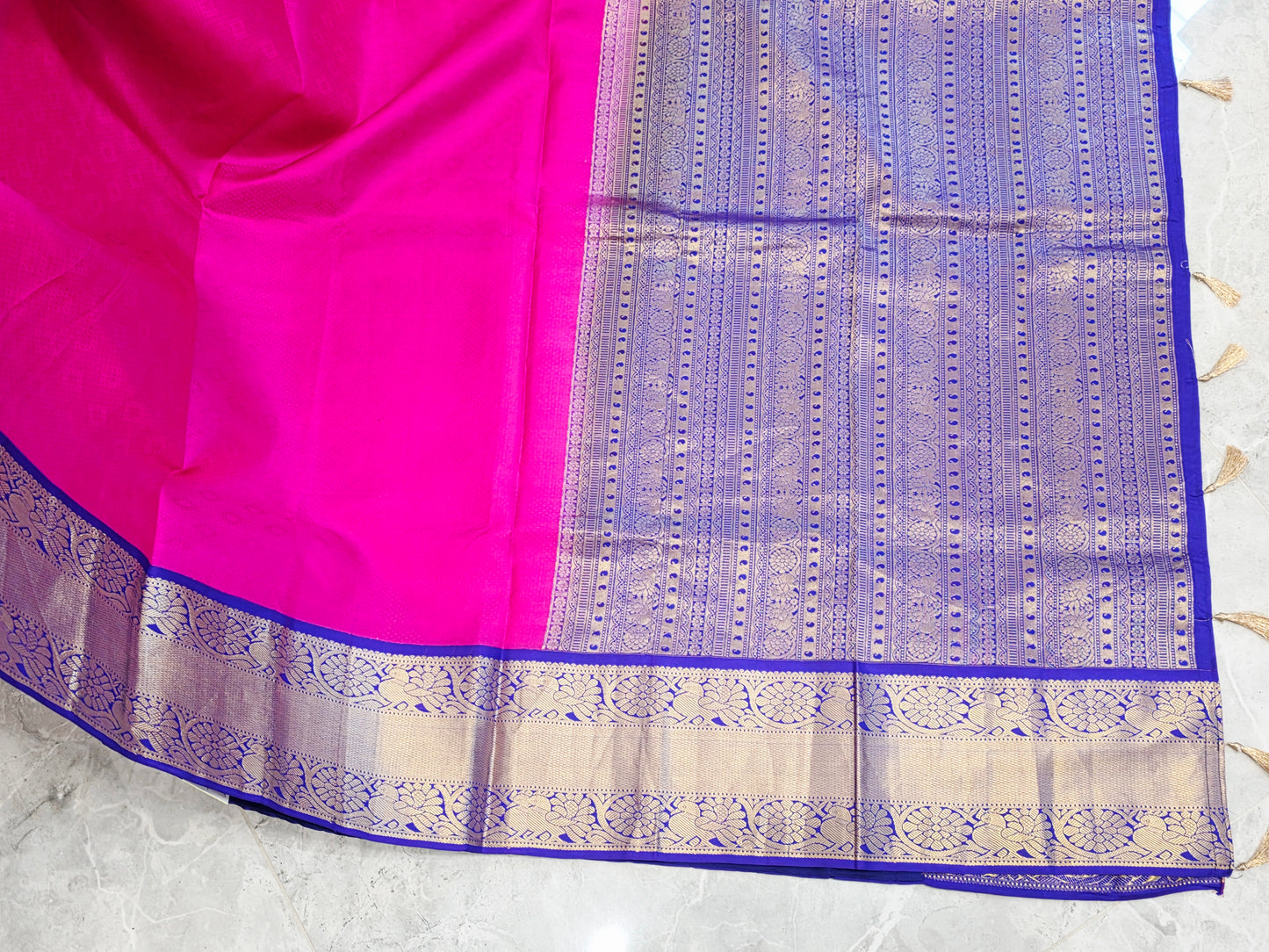 Pure Kanchi Soft Silk Saree - Blouse