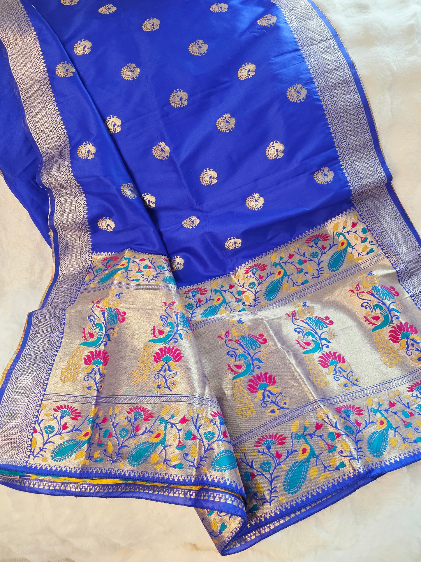 Paithani Benarasi Silk Dupatta  for Lehenga Dresses Wedding Festive Ethnic Wear